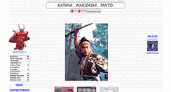 Desktop Screenshot of katana-wakizashi-tanto-es.com